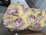 Vtg Ralph Lauren Kathleen King Flat & Fitted Sheets, Yellow Rose Rare. Fixed Price $200.00.
