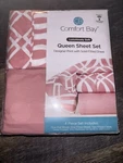Comfort Bay Twin Size Sheet Set 3 Piece Gray/white New. Fixed Price $15.29.