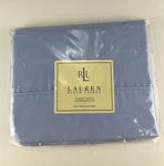 Ralph Lauren Twin 350 Thread Count 100% Supima Cotton Flat Sheet Seaview Blue. Fixed Price $23.00.