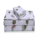 Tribeca Living Portuguese Cotton Flannel Sheets King Size 170-GSM Deep Pocket. Fixed Price $153.64.