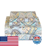 Pointehaven Bedding 4 Pieces King 100 Cotton Percale Sheets- Printed. Fixed Price $77.78.