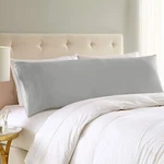 Egyptian Luxury Soft Brushed Microfiber Body Pillowcase 21"X60" Lite Gray. Fixed Price $11.99.