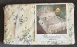 Vintage Wamsutta Supercale Cotton Floral Double Flat Sheet New. Fixed Price $39.99.