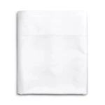 Nwt Hudson Park Collection Egyptian Percale Flat Sheet White Queen Size 60X80. Fixed Price $69.00.