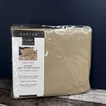 Martex Modern Living Queen Deep Fitted Sheet 300 Thread Count Sesame. Fixed Price $25.00.