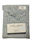 Laura Ashley Emogene Periwinkle Floral King Sheet Set Fitted Flat Pillowcases. Fixed Price $86.97.