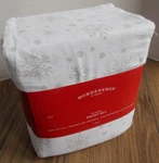 Wondershop At Target Snowflake Flannel Full Sheet Set New Gray/white. Fixed Price $34.95.