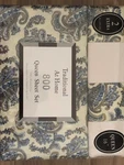 Queen Size Set 1 Flat, Fitted Sheets, 4 Standard Pillow Cases. Fixed Price $40.00.