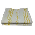 Vtg Martha Stewart Set Of Pillowcases 19X29 Yellow Ribbon Print Retro Cottage. Fixed Price $10.99.