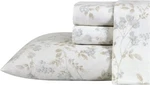 Laura Ashley King Flannel Sheet Set Fawna Grey Cotton Cozy Extra Soft Bedding. Fixed Price $49.95.