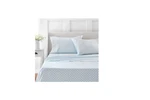 New Martha Stewart Blue/white Trellis Sheet Set Queen Size Bleach Friendly. Fixed Price $48.00.