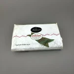 Nos 1970S Fieldcrest Bed Sheet Twin Flat-white W/pink Scalloped Trim 72'"X104". Fixed Price $15.95.