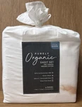 Purely Organic 100% Turkish Cotton 6 Pcs Sheet Set White Queen Read*. Fixed Price $25.99.