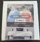New Bedjet Cloud Sheet Dual Zone Queen 10O% Cotton Cool Warm. Fixed Price $100.00.