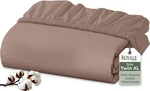Royale Linens 100% Organic Cotton Fitted Sheet - Percale Weave Twin Xl, Mocha. Fixed Price $29.67.