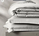 New Boll & Branch Duvet Cover Queen Gray W/2 Pillow Cases. Fixed Price $265.00.