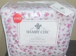 Shabby Chic Rachel Ashwell Pink Bows/floral Super Soft Plush 4PC King Sheet Set. Fixed Price $54.99.