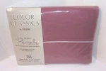 Full Flat Sheet Dusty Rose Pink Berry Stevens Color Classics Percale Nos Sealed. Fixed Price $30.95.