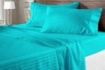 Best Bedding Items 1000TC-1200TC Egyptian Cotton Select Aqua Blue Stripes. Fixed Price $154.33.
