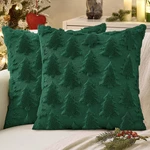 Miulee Christmas Throw Pillow Covers Dark Green Decorations Set Of 2 X. Fixed Price $22.99.