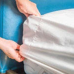 6 Pack Fitted Bed Sheets - Soft White 180 Thread Count Size Options Bulk Set. Fixed Price $74.99.