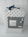 Pastellino Polyester Full Sheet Set 4-PIECE Multi Color/green Light Weight #234A. Fixed Price $12.00.