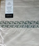 Anne De Solene Paris King Flat Sheet Tropical Beige 100% Cotton Percale Nwt. Fixed Price $69.50.