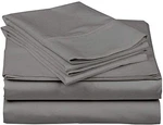 Queen Size Sheet Set, 100% Egyptian Cotton Premium Hotel Quality 4 Piece Shee.... Fixed Price $80.73.
