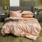 100% Pure Silk Sateen Sheet Set 7 Pcs Fitted Fits Up To 15" Deep Pocke.... Fixed Price $283.70.