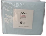 Twin Size Lala Loom Sheet Set Oeko-tex Standard 100 Light Blue New. Fixed Price $18.50.
