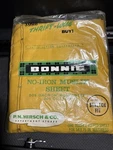 Vintage Bonnie Fitted Sheet Double Full 54X75 Mustard Yellow Nos Nip P.n. Hirsch. Fixed Price $19.99.