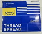 Thread Spread 100% Pure Egyptian Cotton Split King Sheets Sets 1000 Taupe. Fixed Price $70.00.