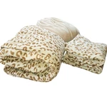 King Size Sheet Set Polar Fleece Cheetah Print Fitted Flat Pillowcase Berkshire. Fixed Price $50.00.