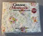 Vtg 70S Cannon Monticello "plantation Bouquet" Twin Fitted Sheet Iron New. Fixed Price $14.00.