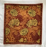 Charlotte Home William Morris Chrysanthemum Brown Tapestry Pillow Cover 16". Fixed Price $22.00.