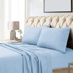 Ultra Soft 4PC Bedding Sheet Set All Size 100% Egyptian Cotton Sky Blue 1000 Tc. Fixed Price $78.76.
