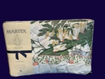 Vintage Martex Liberty London Queen Flat Sheet Floral Ruffle New Cotton. Fixed Price $20.00.