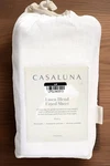 Brand New Casaluna Full Size Linen Blend Fitted Sheet - Fresh White. Fixed Price $24.99.