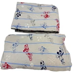 Lot Of 2 Disney Jumping Beans Bedsheet Flat Set Twin Mickey Mouse Gray. Fixed Price $19.99.