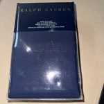 Ralph Lauren 464 Solid Percale 1PC Queen Flat Sheet Polo Navy Nip $115. Fixed Price $74.12.