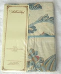 2 Vtg Crown Crafts Williamsburg Virginia Floral Standard Pillow Cases New Cotton. Fixed Price $26.99.