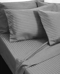 Fairfield Square Collection Brookline 1400 Tc 6 Pc. Sheet Set, King Grey Stripe. Fixed Price $76.22.