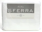 Sferra Matteo White King Sheet Set Cotton Sateen New. Fixed Price $387.00.