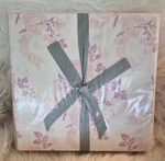 Nwt Urban Outfitters Juliette Toile Bow Pink Sheet Set - Queen Size. Fixed Price $90.00.