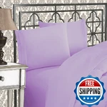 Elegance Linen 1800 Series 4-PIECE Solid Egyptian Quality Bed Sheets Deep. Fixed Price $43.43.