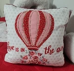 Nwt Bella Lux Beaded "love Is In The Air" Accent Pillow 12". Fixed Price $17.95.