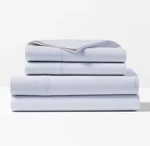 Lauren Ralph Kent Cotton-linen Sheet Set Size Queen Blue Nwt. Fixed Price $149.00.