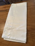 Linea Casa By Sierra King Flat Sheet Ecru 100% Egyptian Cotton Made Italy Lux. Fixed Price $109.99.