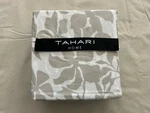 New 4PC Tahari Home Queen Sheet Set Tropical Flowers Beige And Ecru 100% Cotton. Fixed Price $88.34.