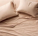 Queen 100% Linen Sheet Set Light Adobe Clay - Casaluna. Fixed Price $115.00.